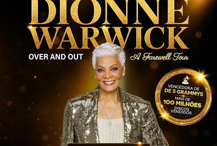 Dionne Warwick traz turnê de despedida ao Guairão, em Curitiba, no dia 22