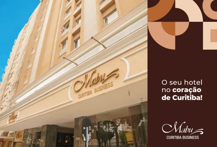 Entrada do Mabu Curitiba Business, no Centro de Curitiba