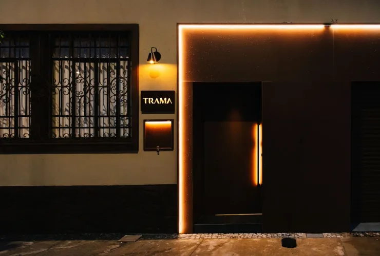 Trama: cozinha contemporânea do chef Lênin Palhano no Centro de Curitiba