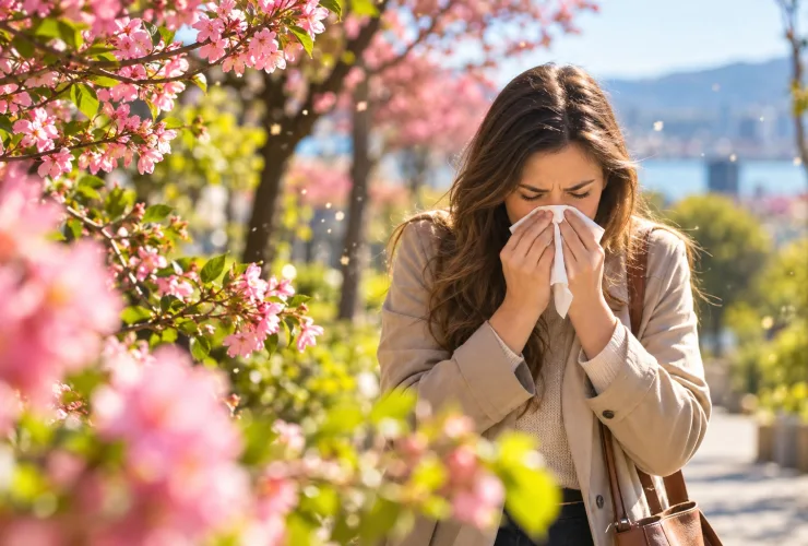 Imagem de divulgação da Hapvida para matéria sobre sintomas respiratórios na primavera